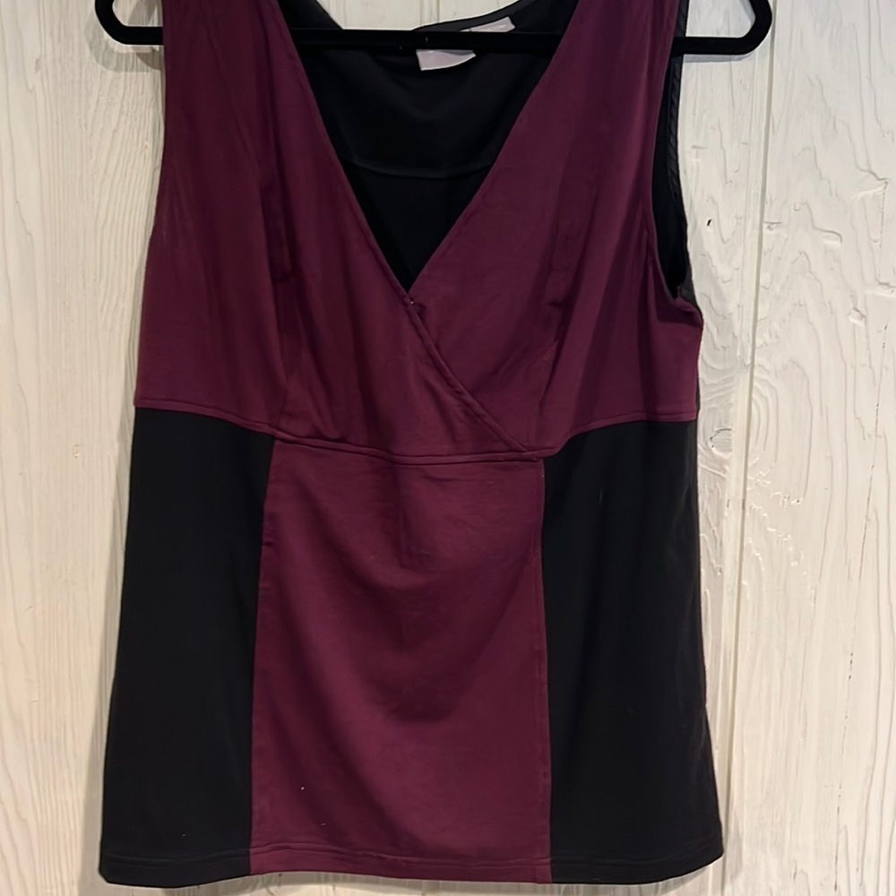 Eshakti tank v neck tank with bra snaps stretchy